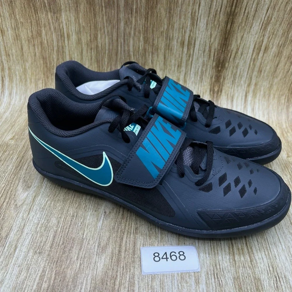 Nike Zoom Rival SD 2 Men's 9.5 Track Field Throwing‎ Shoes Black Blue FZ9665-001